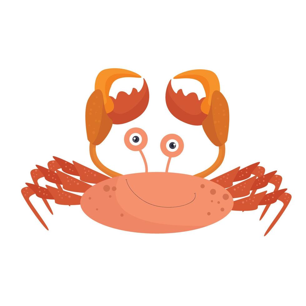 illustration vektor grafisk brun klor gyllene krabba