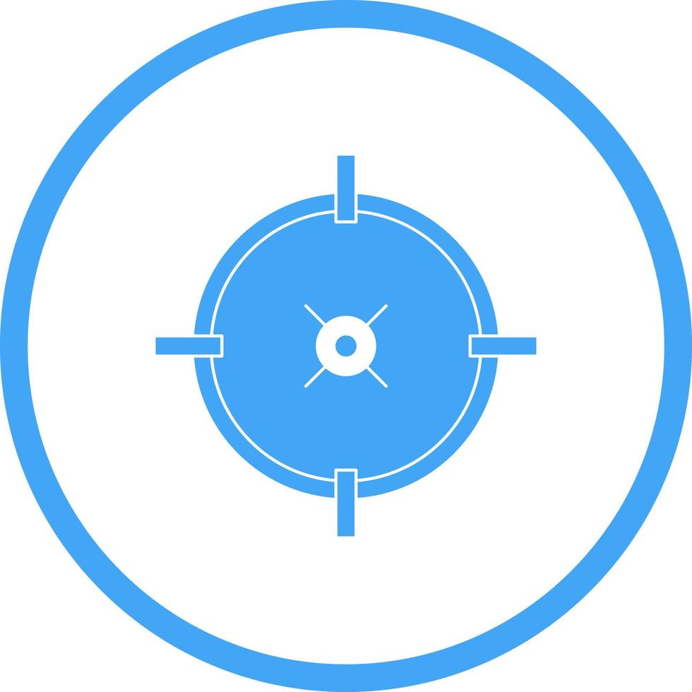 schönes Kompass-Vektor-Glyphen-Symbol vektor