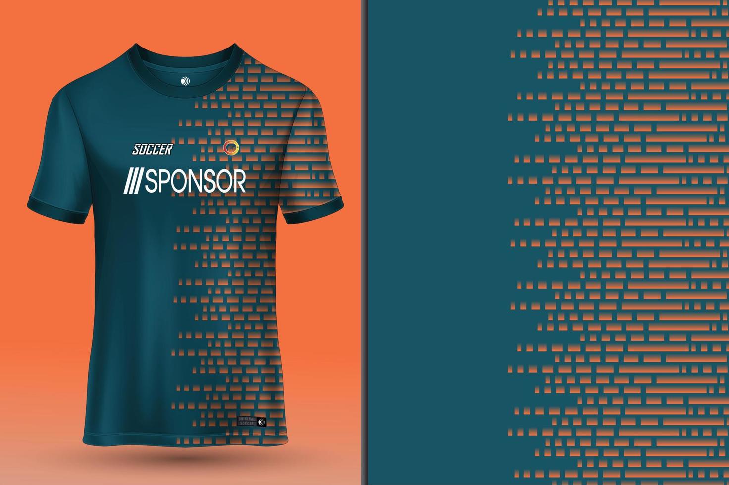 Sport-Trikot-Design für Sublimation vektor