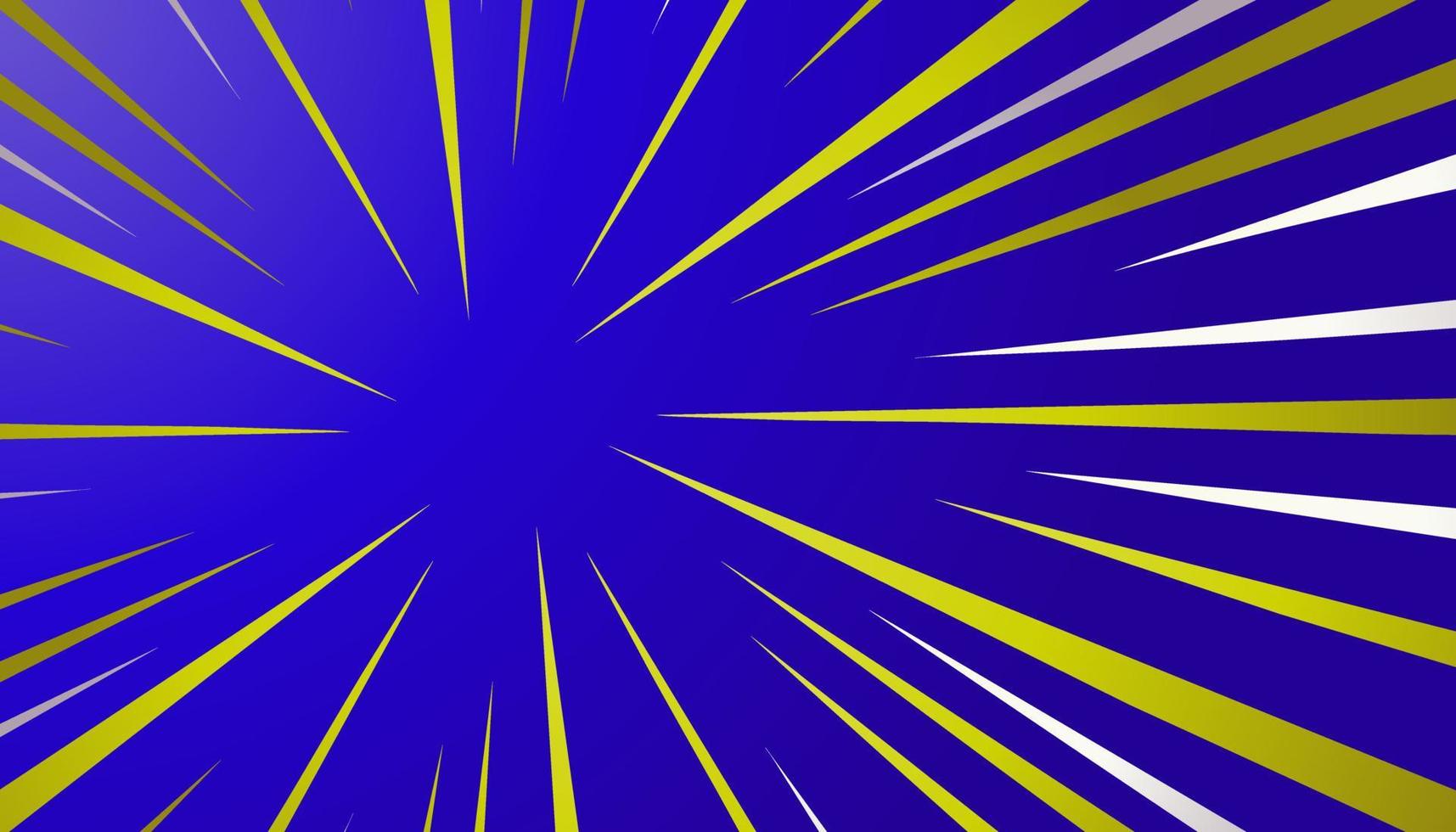 vektor komisk bakgrund i blå, gul och vit färger