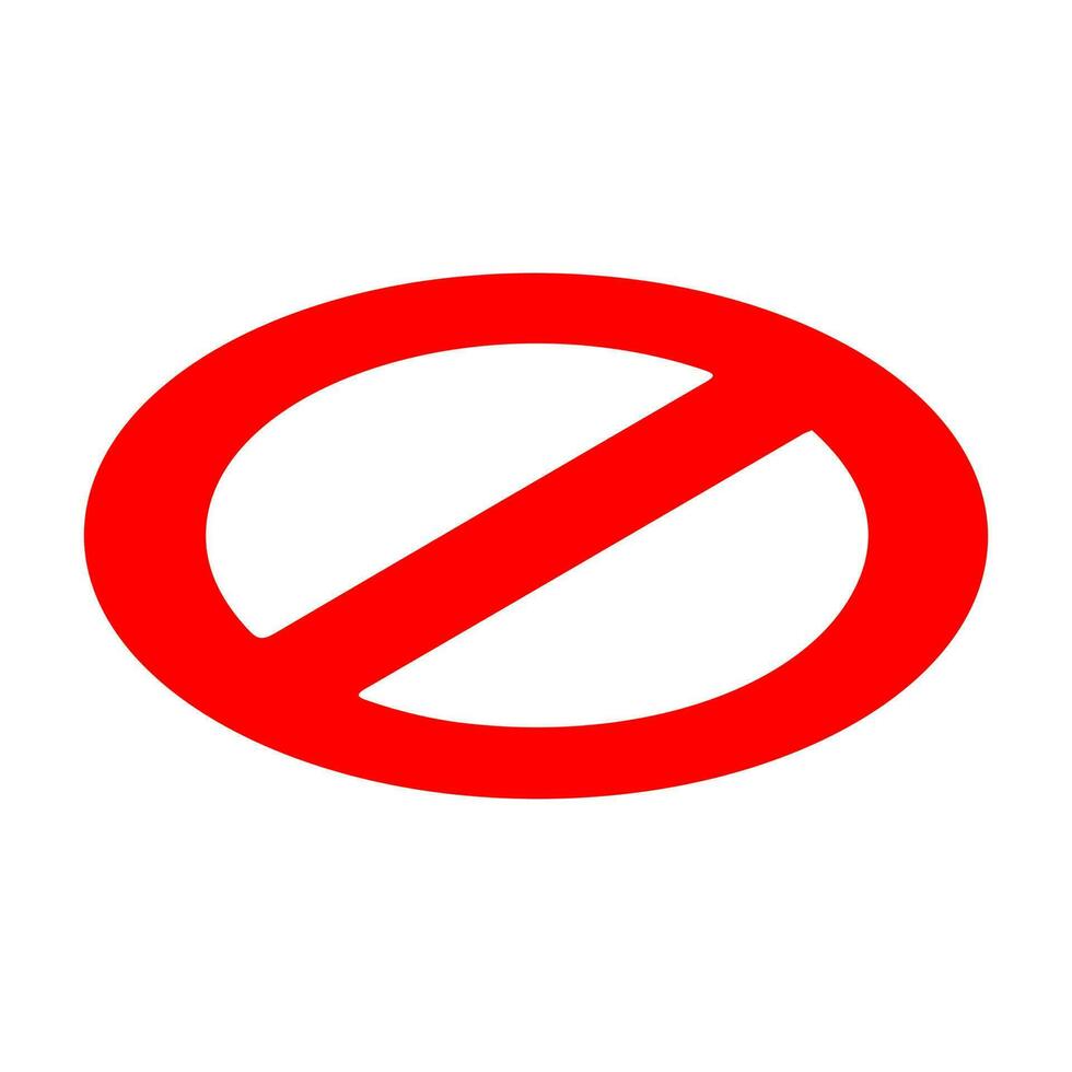 Stoppschild rot isometrisch isoliert auf weißem Hintergrund. Vektor-Illustration vektor