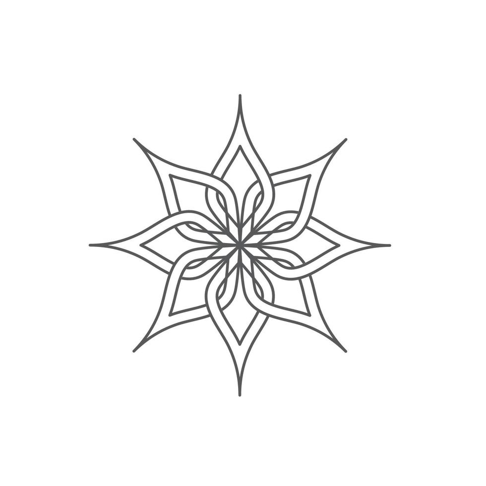 Beauty-Blumen-Vektor-Icon-Design vektor