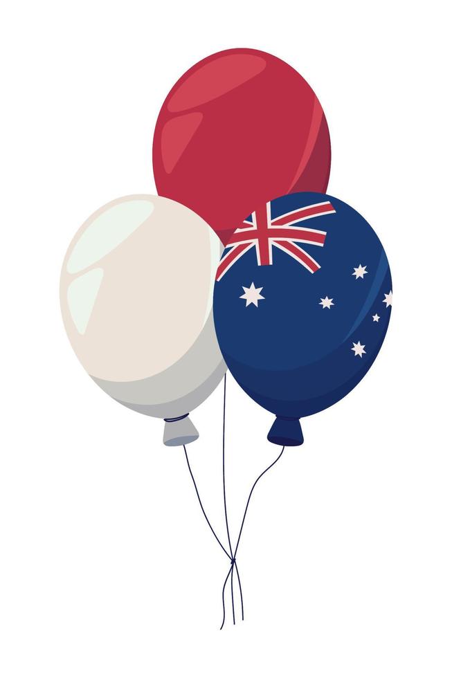 Australien-Tagesballons vektor