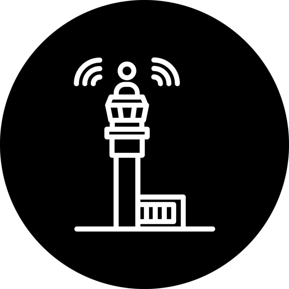 Kontrollturm-Vektorsymbol vektor