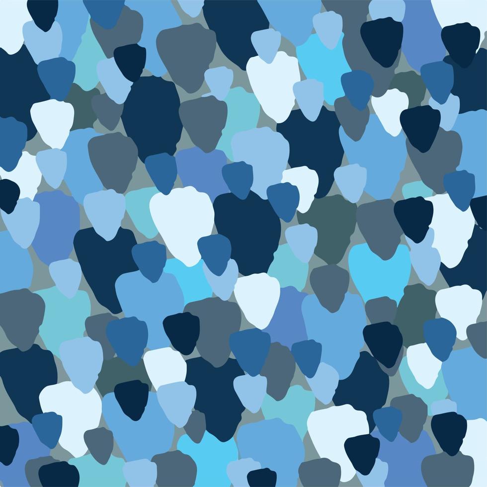 abstrakter blauer dreieckhintergrund mit pinselstrichformtextur isolierte vektorquadrattapete für social media post, covertitel, papierdruck vektor