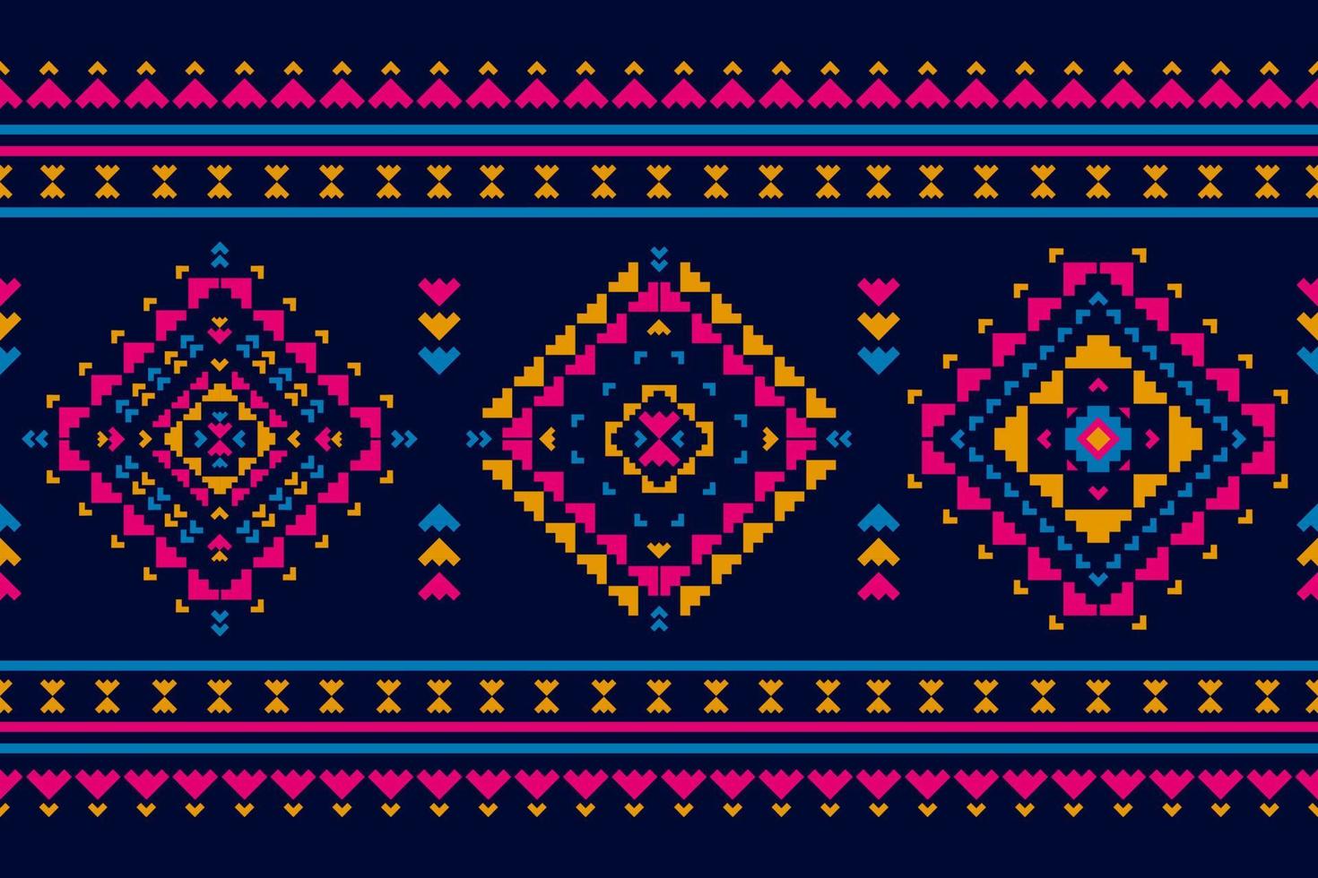 matta etnisk stam- mönster konst. geometrisk etnisk sömlös mönster i stam. mexikansk stil. vektor