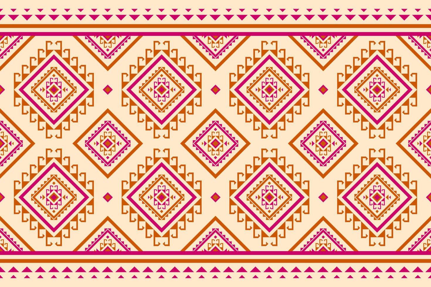 Teppich Stammesmuster Kunst. geometrisches ethnisches nahtloses muster traditionell. aztekischer ethnischer Ornamentdruck. mexikanischer Stil. vektor