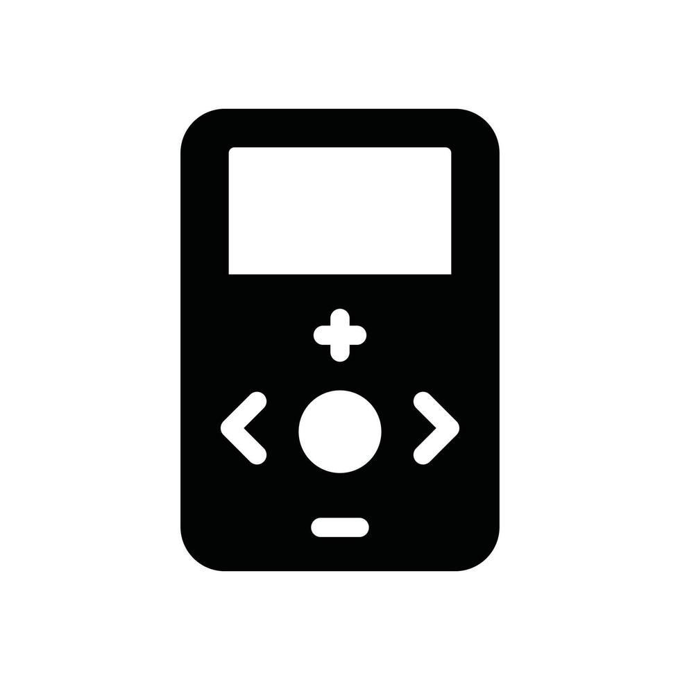 MP3-Player-Vektorsymbol Elektronik solide 10 Eps-Datei vektor