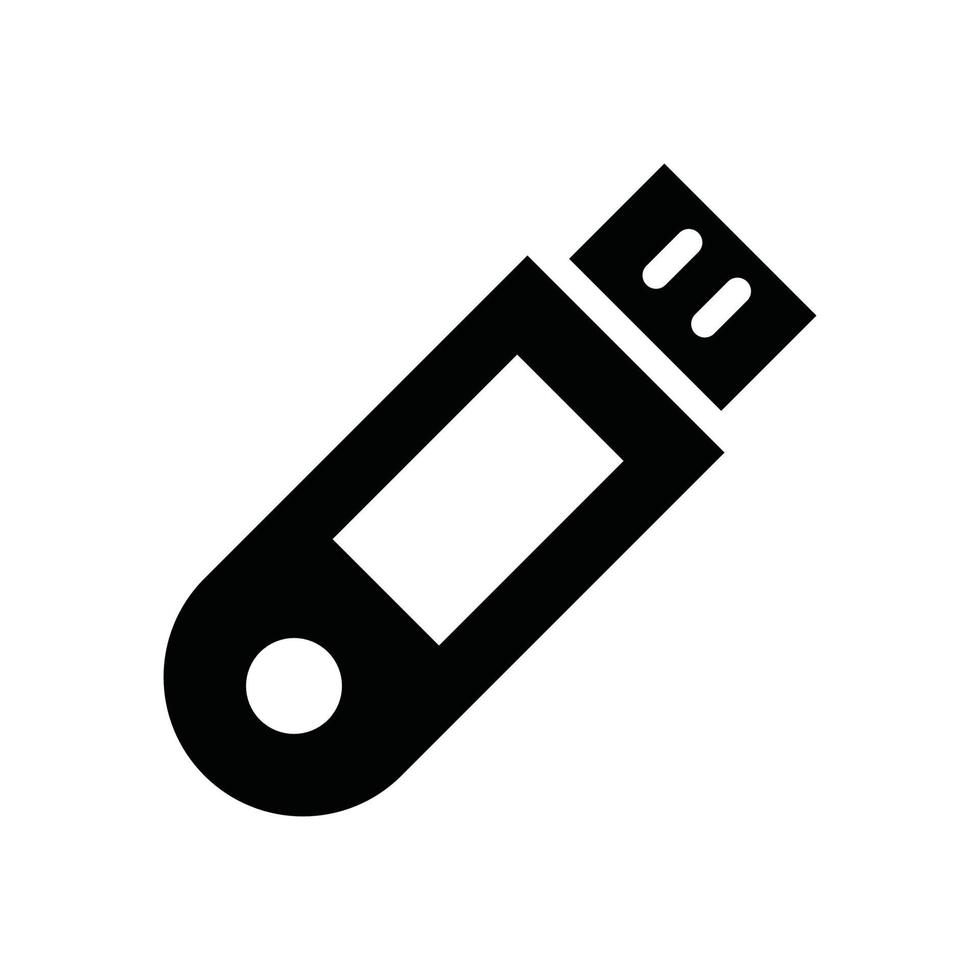 USB-Vektorsymbol Elektronik solide 10 Eps-Datei vektor