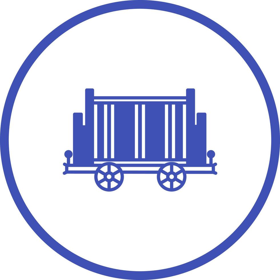 Trolley-Vektor-Symbol vektor