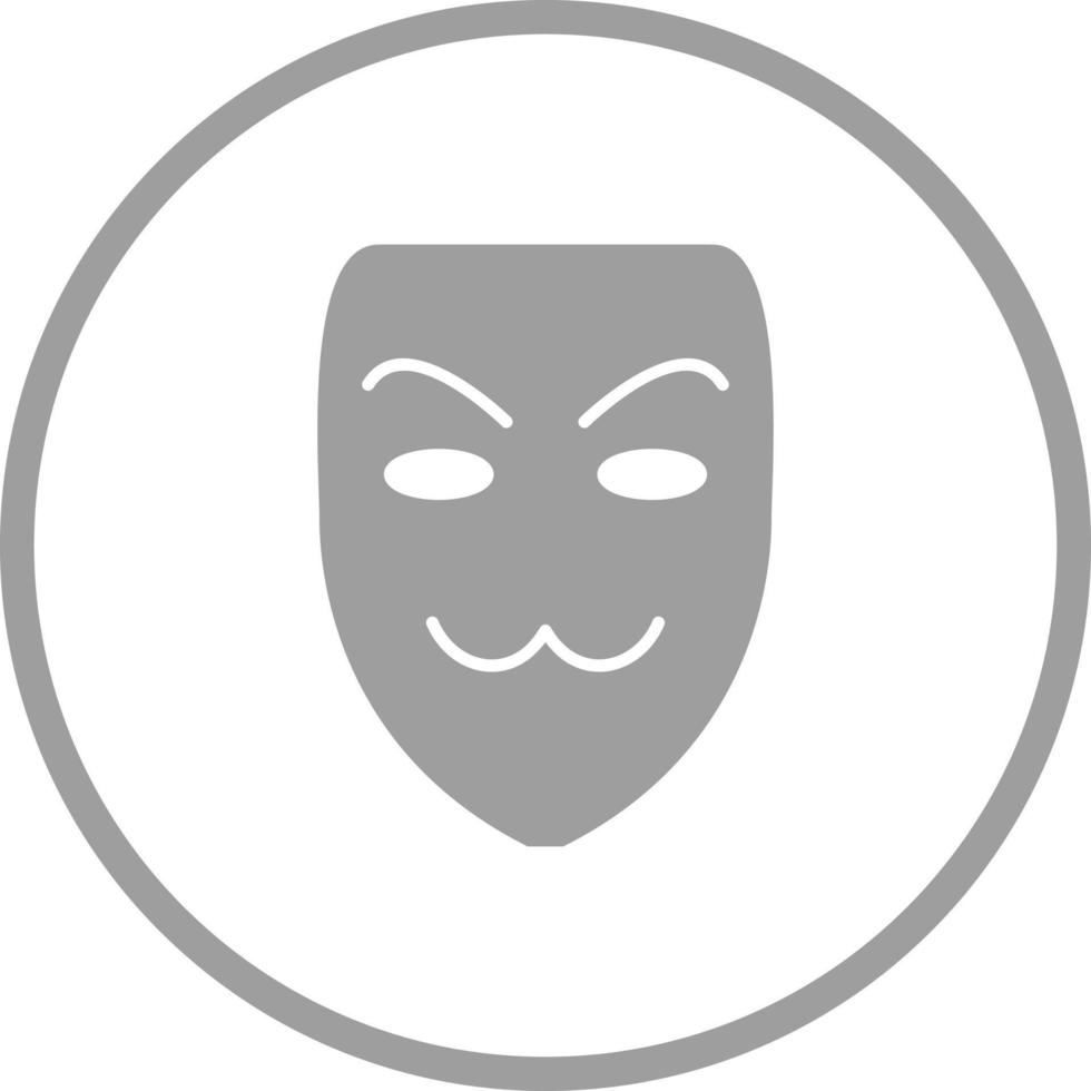 Hacker-Maskenvektor-Symbol vektor