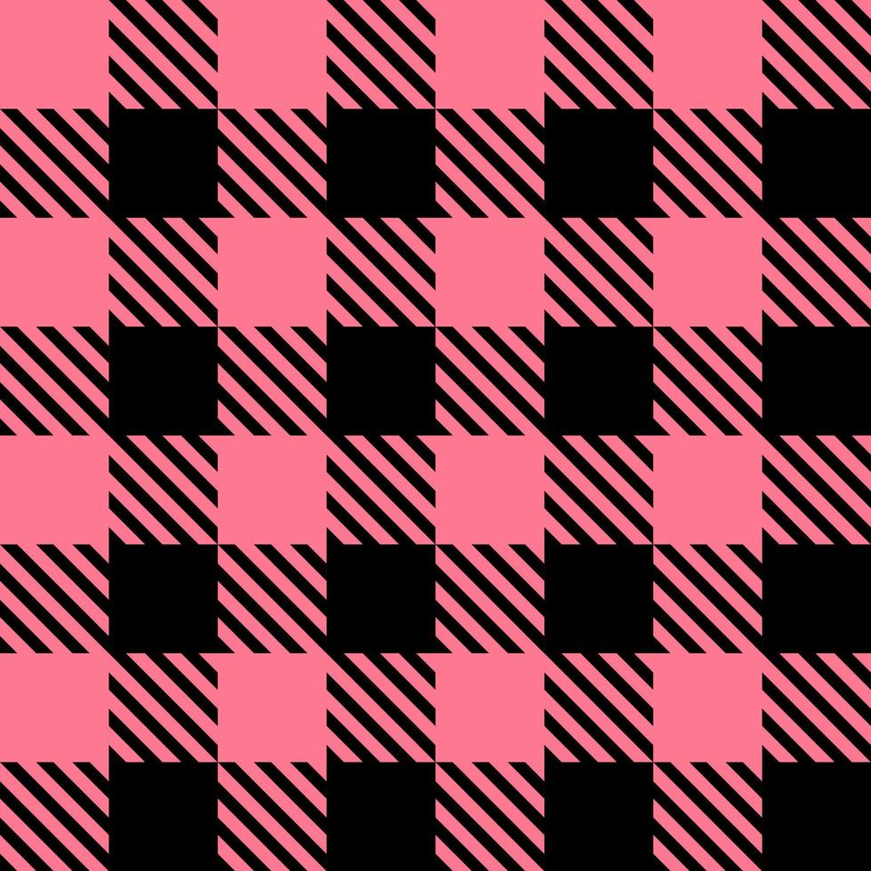 rosa scotch mönster skära svart för förstöra bordsdukar, kläder eller olika tyg mönster. vektor