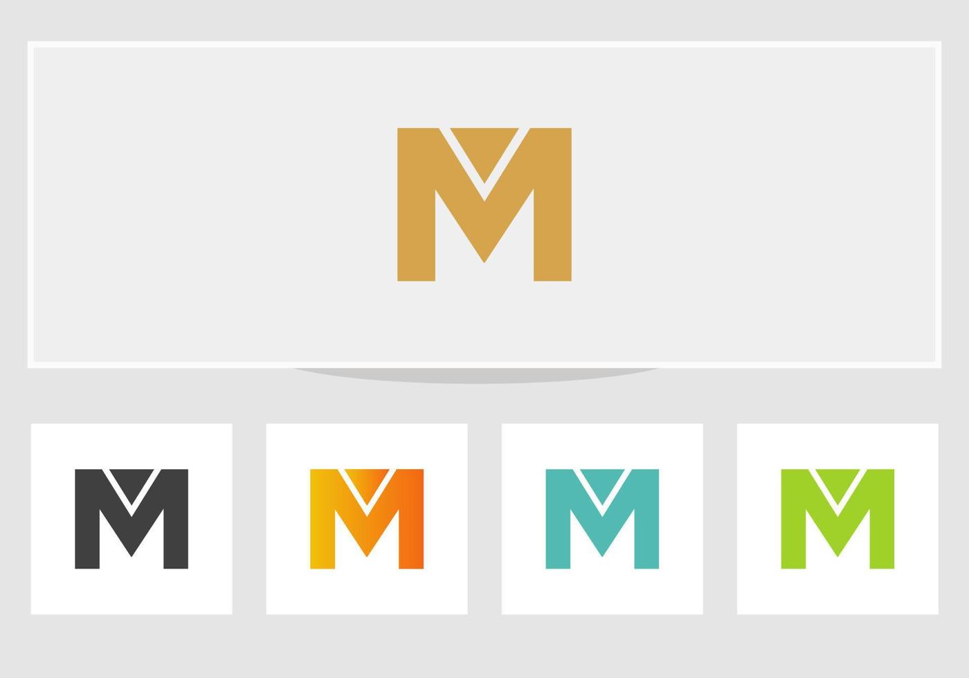 modern m logotyp design. m brev logotyp design med företag och sammandragning. verklig egendom och finansiell logotyp med m brev vektor