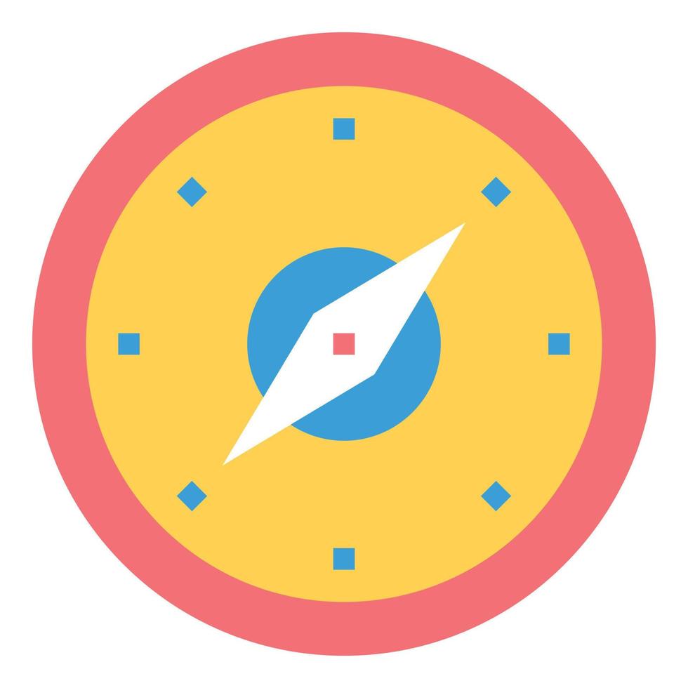 navigering ikon platt Färg vektor illustration . företag symbol