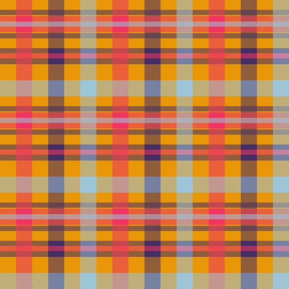 tartan orange färg sömlös vektor mönster