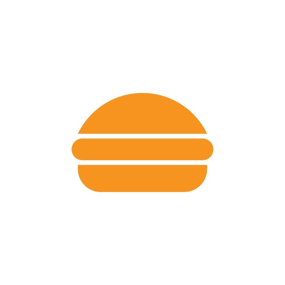 eps10 Orange Vektor Chicken Burger Hamburger abstrakte solide Kunstikone oder Logo isoliert auf schwarzem Hintergrund. fast-food-symbol in einem einfachen, flachen, trendigen, modernen stil für ihr website-design und mobile app