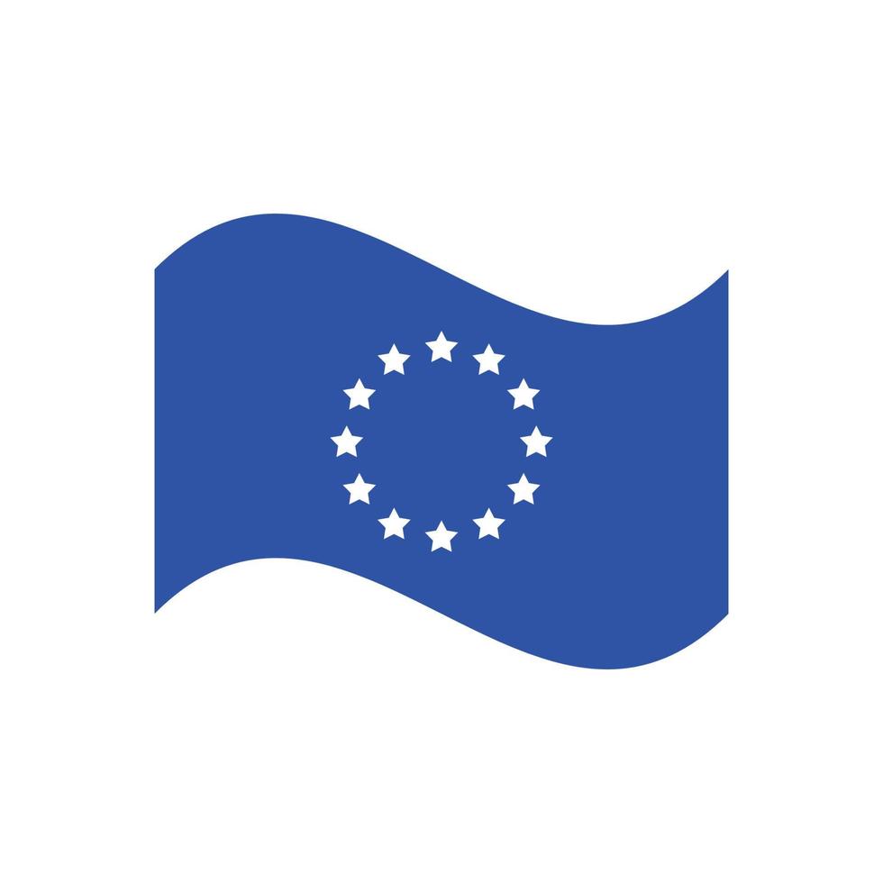 Flagge von Europa-Vektor vektor