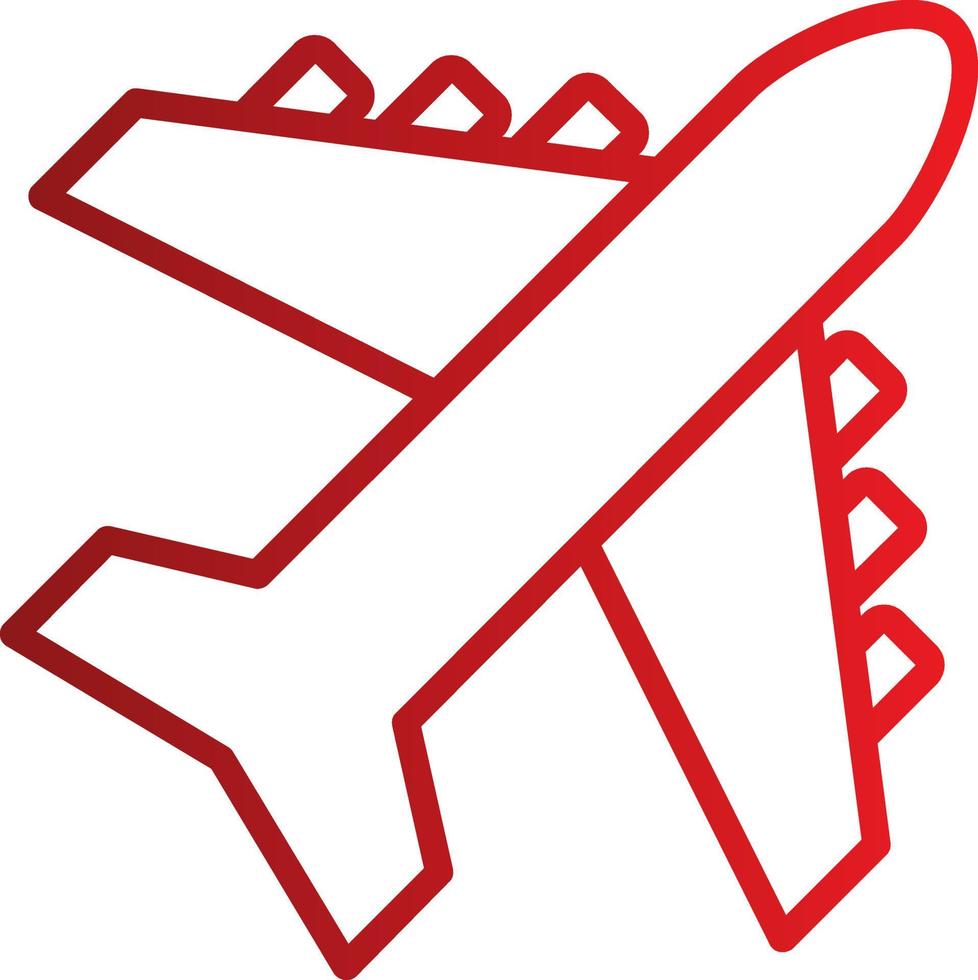 Flugzeug-Vektor-Symbol vektor