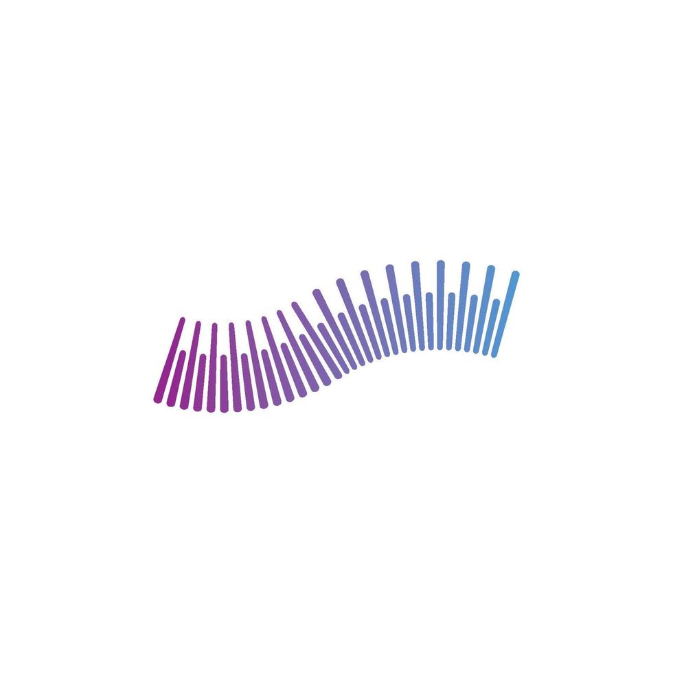 ljudvåg illustration logotyp vektor