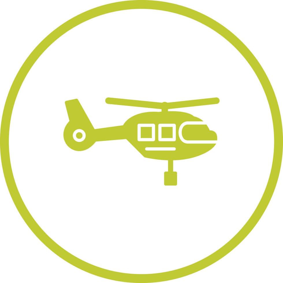 Hubschrauber-Vektor-Symbol vektor