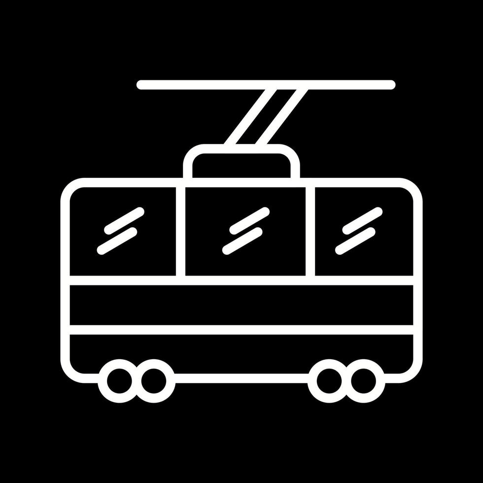 schöne Sesselbahn Vektorlinie Symbol vektor