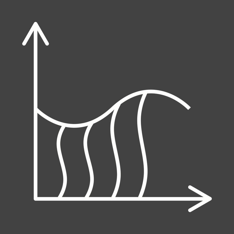 schönes integrales Linienvektorsymbol vektor