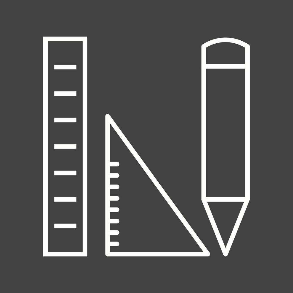 Vektorsymbol für schöne Geometriewerkzeuge vektor