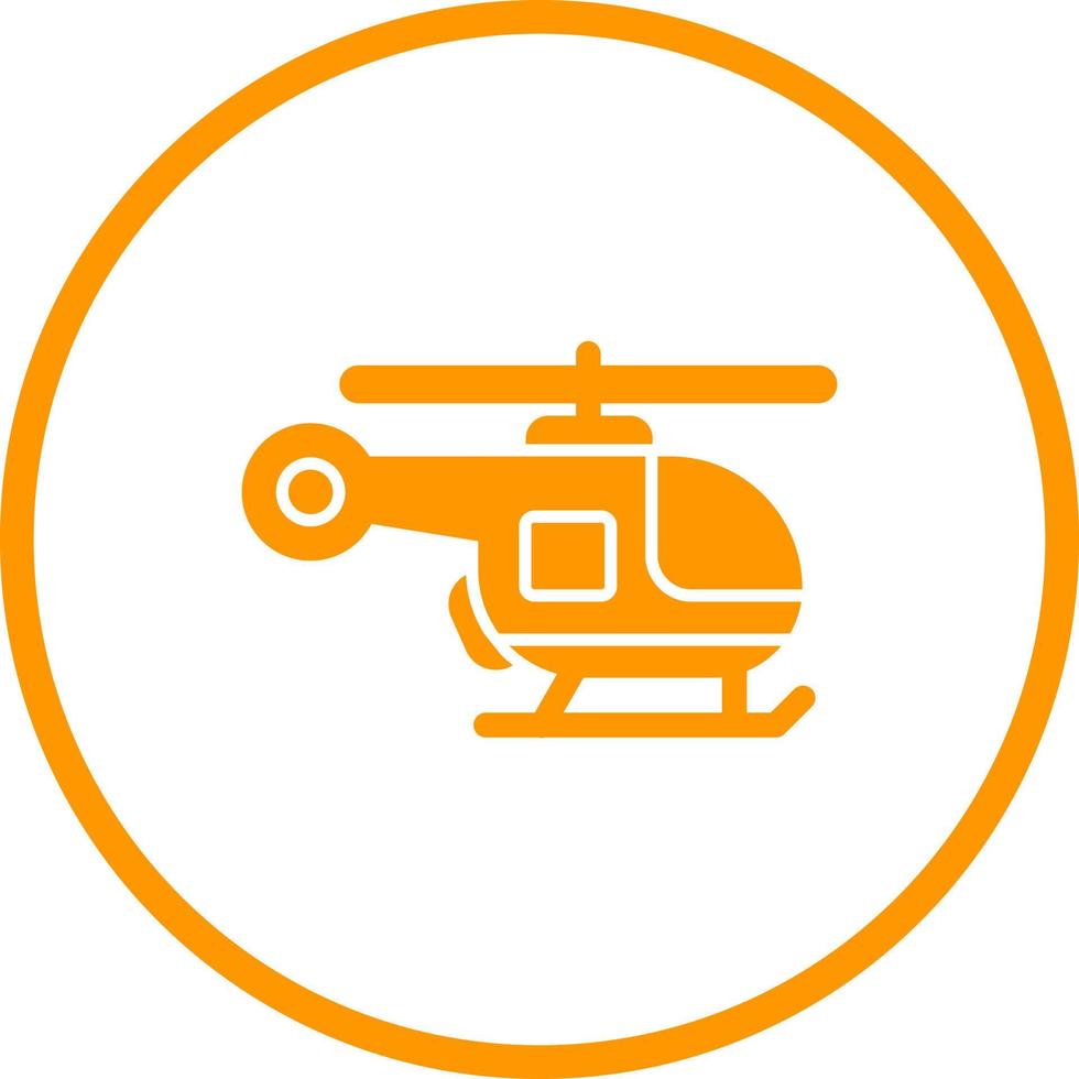 Hubschrauber-Vektor-Symbol vektor