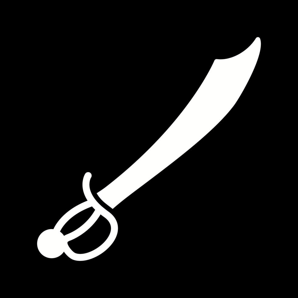 pirat svärd vektor ikon