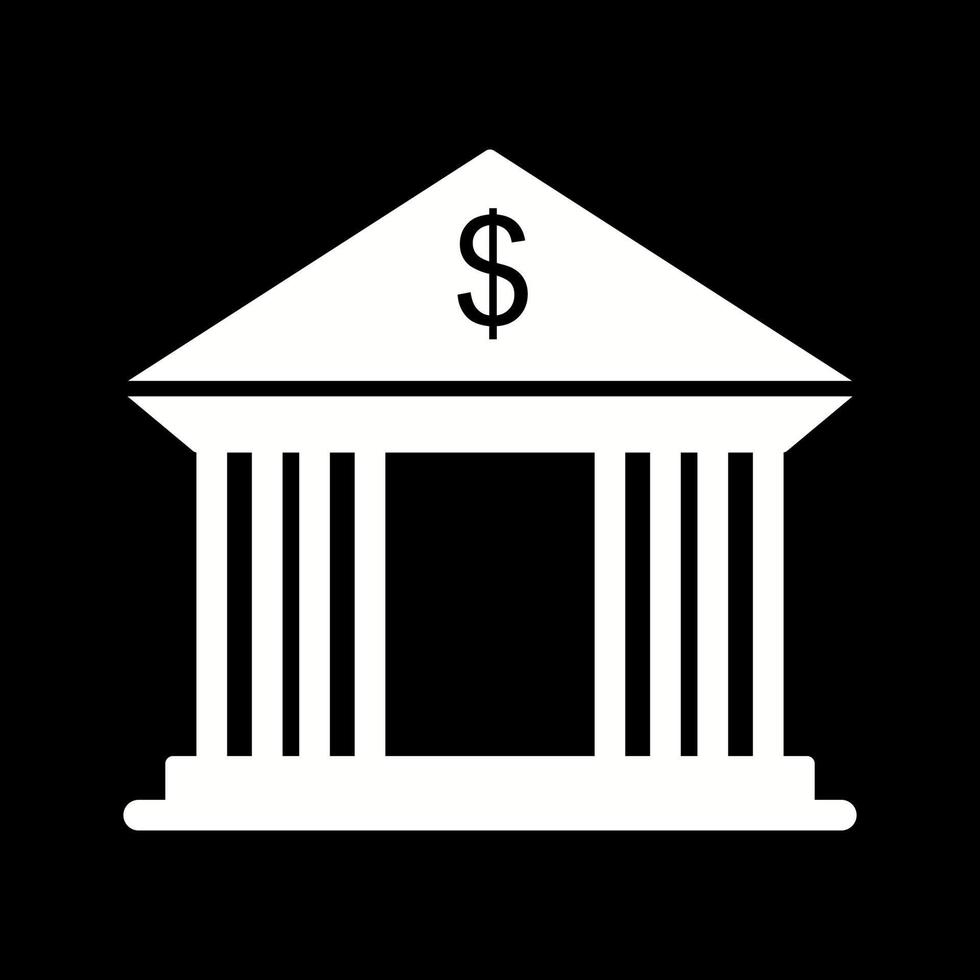 Vektorsymbol für Bankgebäude vektor