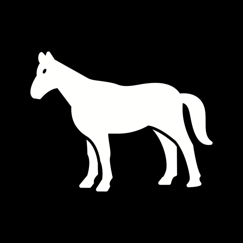 Pferd-Vektor-Symbol vektor