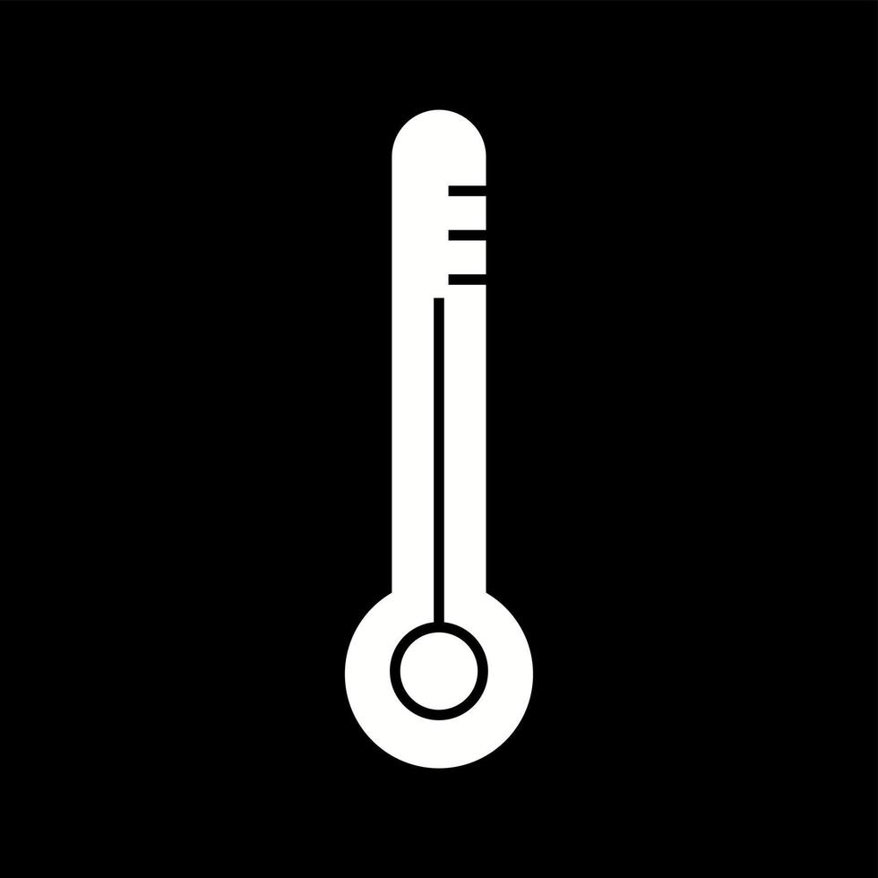 unik termometer vektor glyf ikon