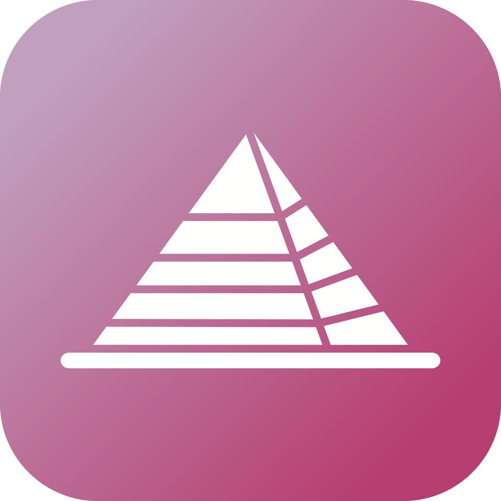 Symbol für Pyramidenvektor vektor