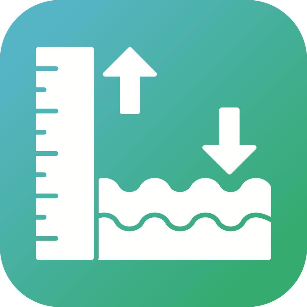 hög tidvatten vektor ikon