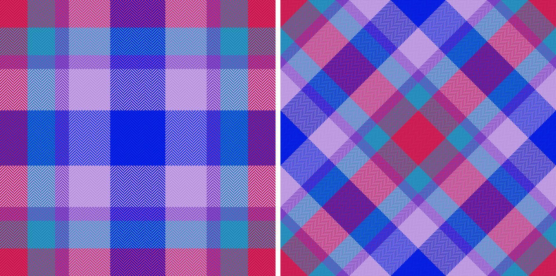 Muster Textur Hintergrund. Überprüfen Sie nahtloses Textil. Stoff-Vektor-Tartan-Plaid. vektor