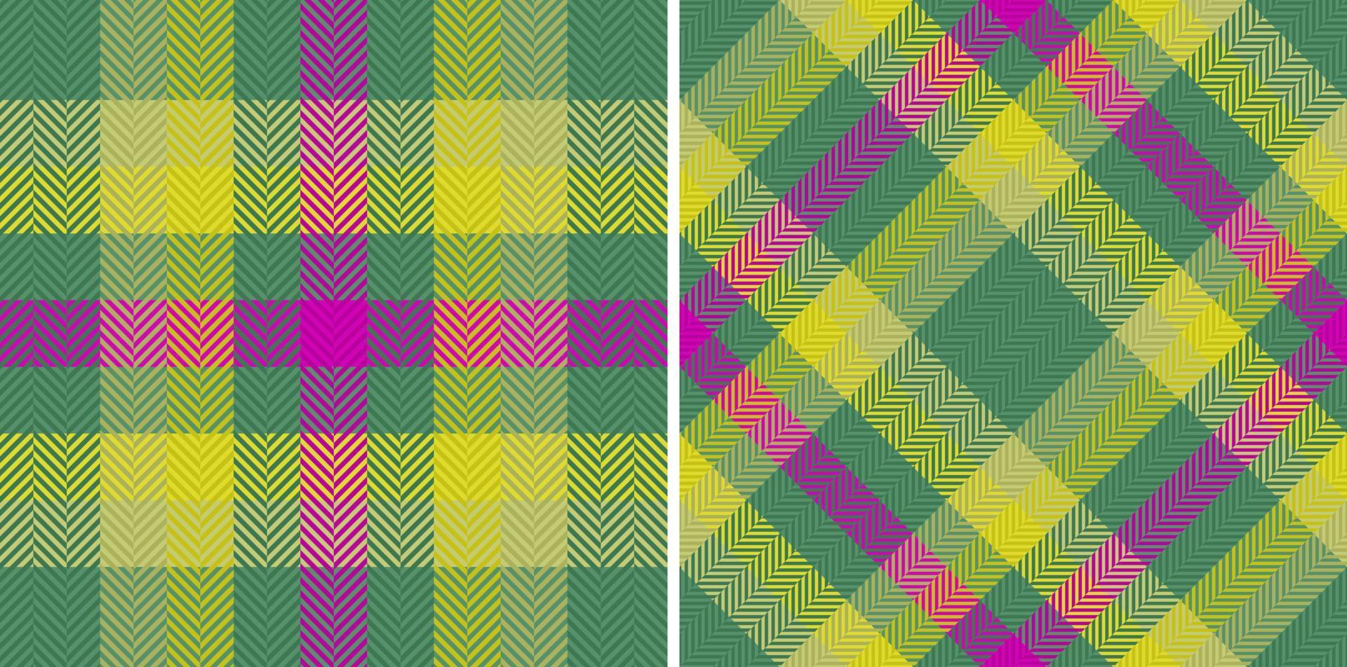 Tartan-karierter Stoff. Vektor nahtlose Textur. Überprüfen Sie den Hintergrund des Textilmusters.