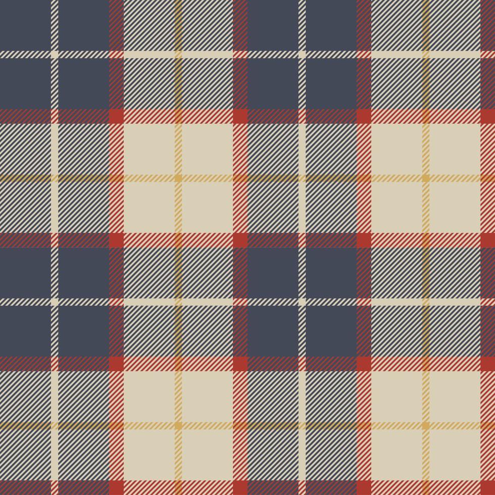 röd blå tartan tyg textur sömlös mönster. vektor illustration.