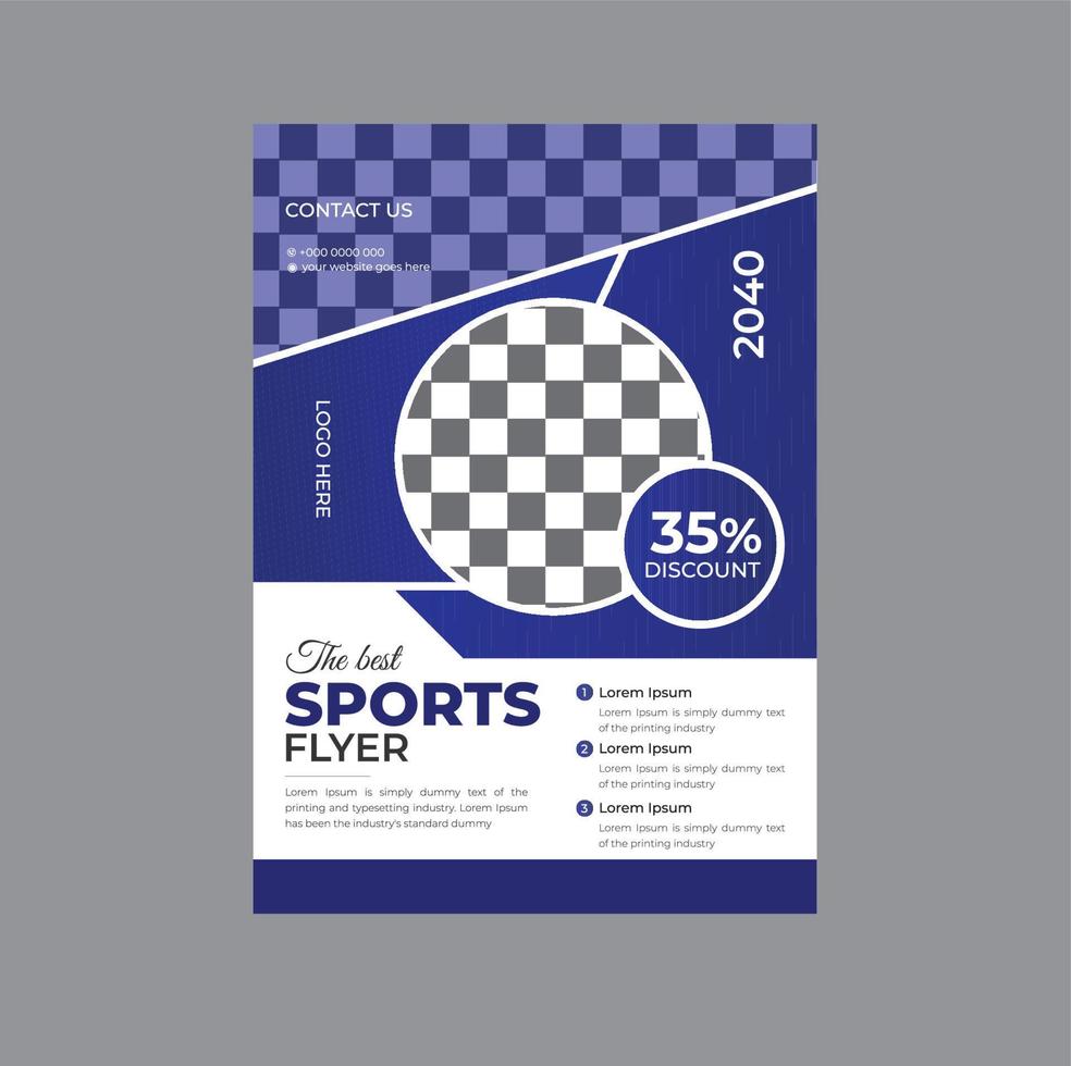 sport, spielwettbewerbsflyer, plakatvorlage vektor