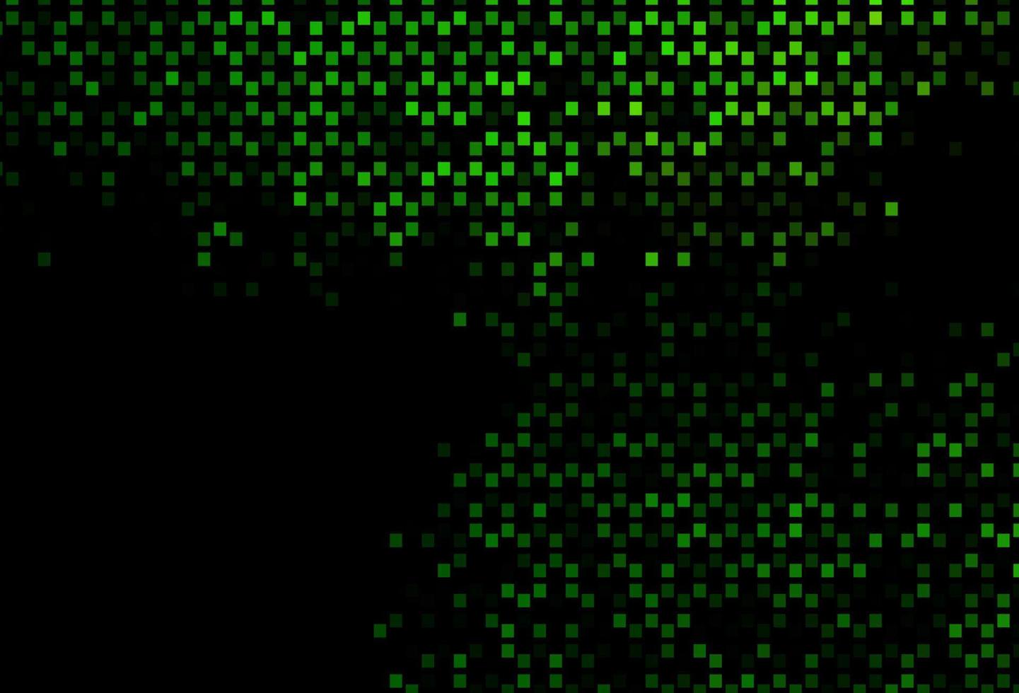 dunkelgrüner Vektorhintergrund mit Rechtecken. vektor