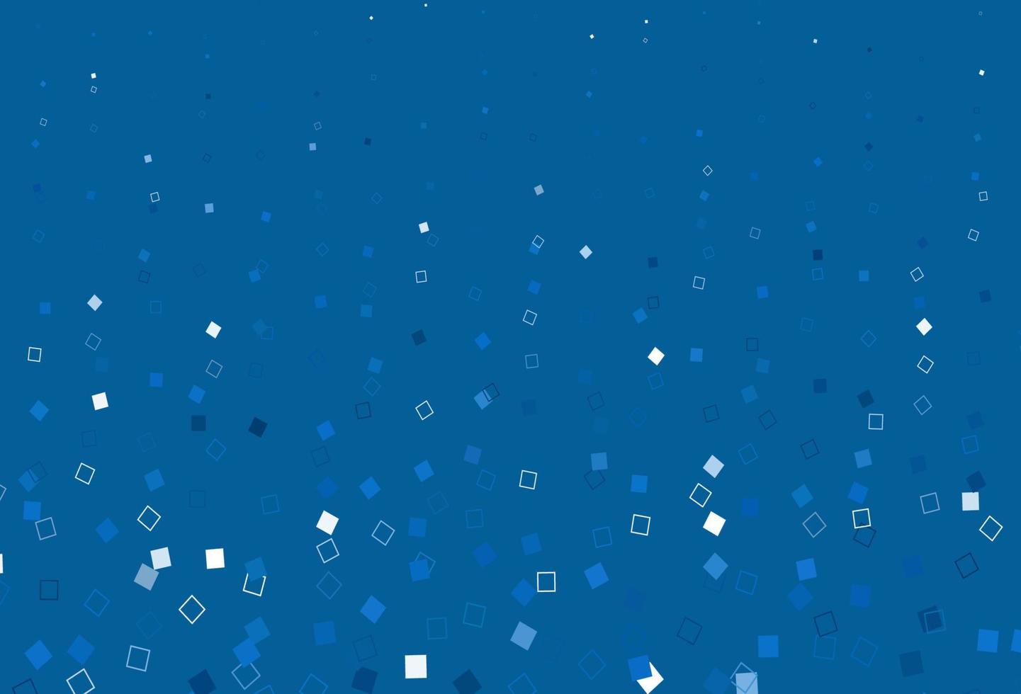 ljusblått vektormönster med kristaller, rektanglar. vektor
