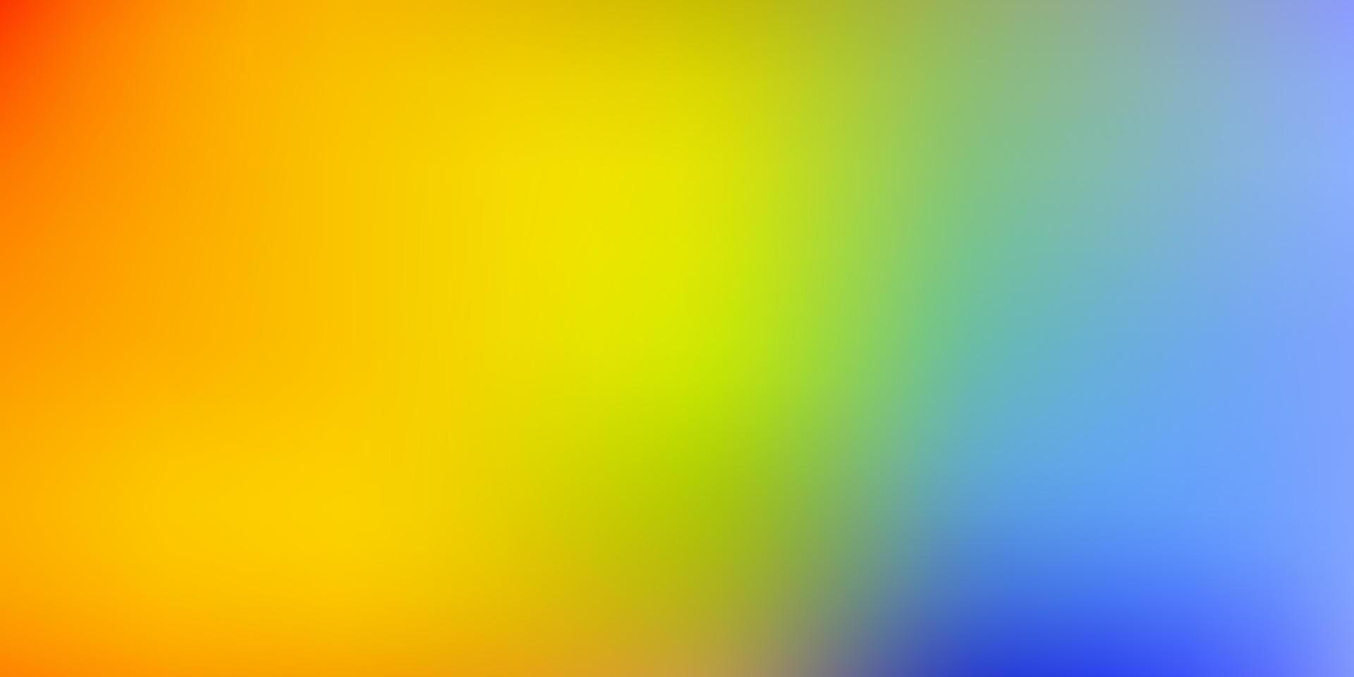 ljusblå, gul vektor gradient oskärpa bakgrund.