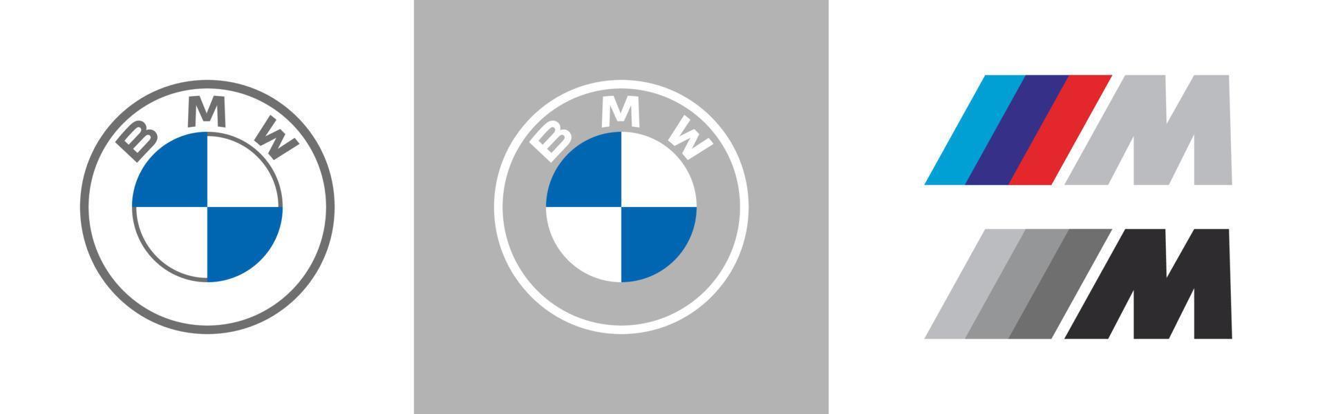 bmw. bmw motorsport. modern logotyp. eps 10 vektor. redaktionell använda sig av endast. vinnitsia, ukraina. januari 10, 2023 vektor