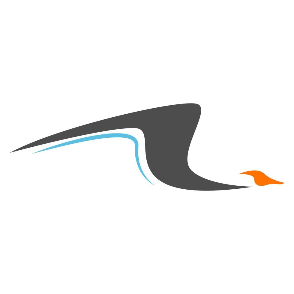 Gans-Logo-Icon-Design vektor