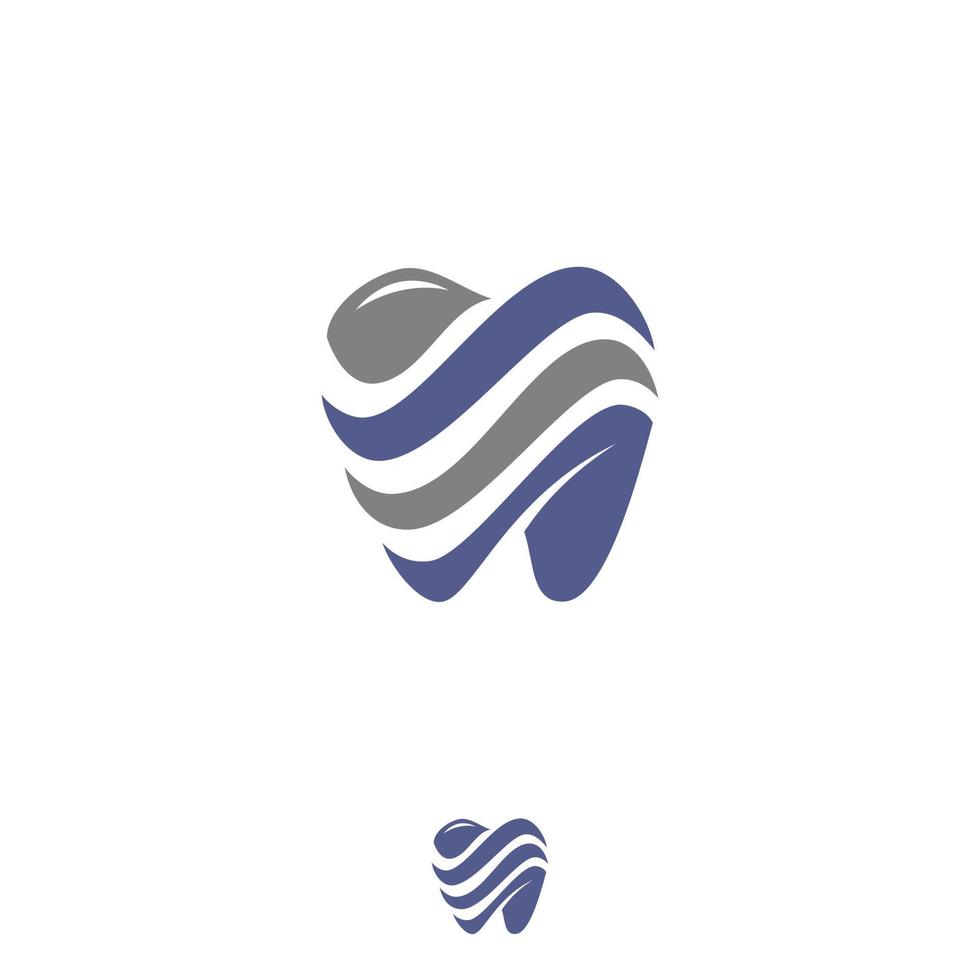 kreativ dental klinik logotyp vektor