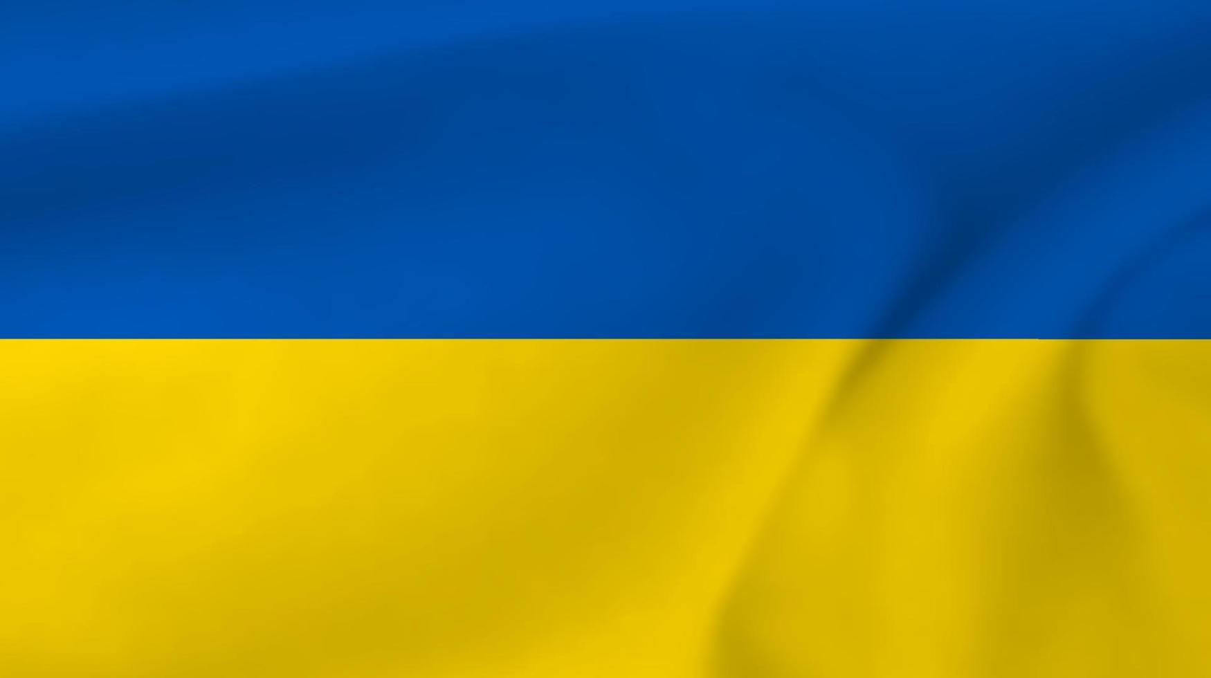 ukrainische nationalflagge vektor