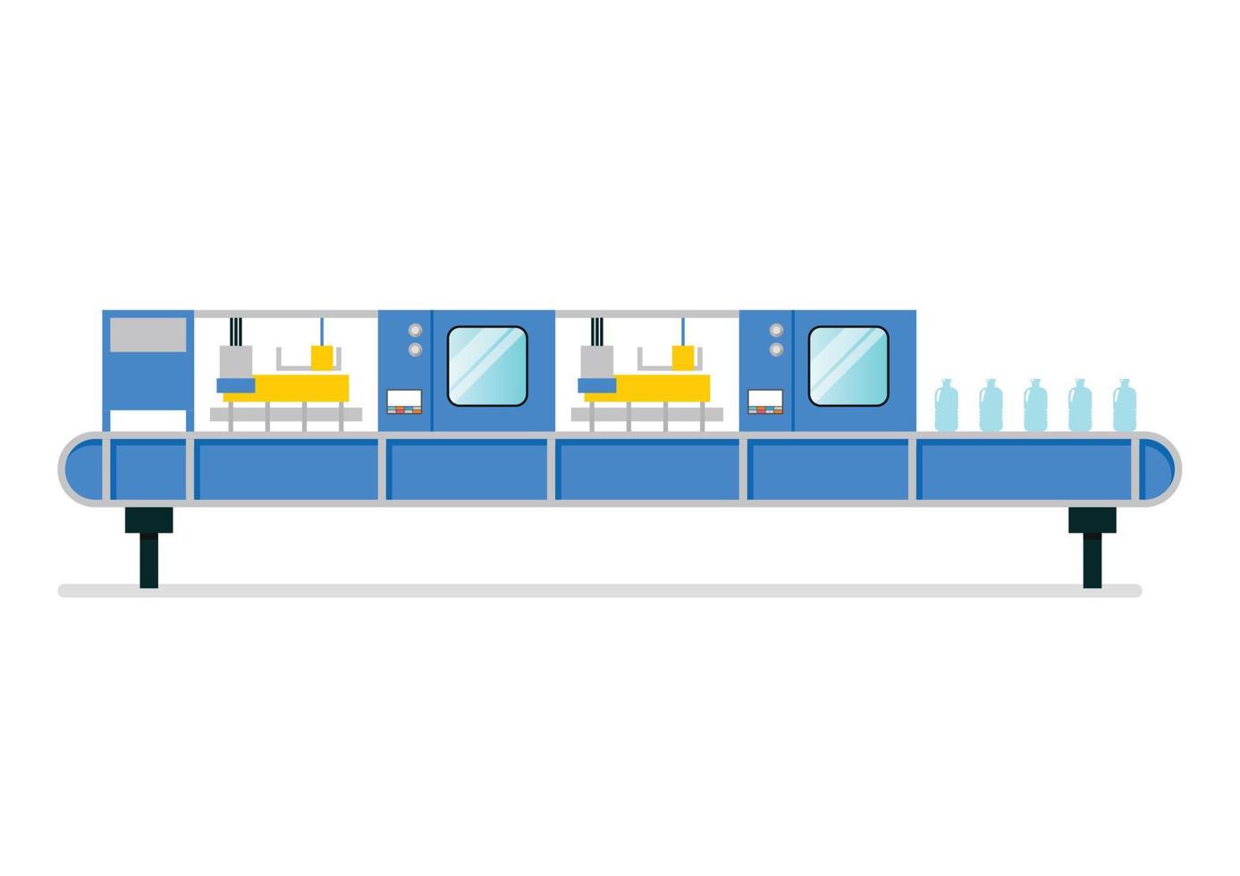 Automatisierungsbandmaschine in Smart Factory Industrial vektor