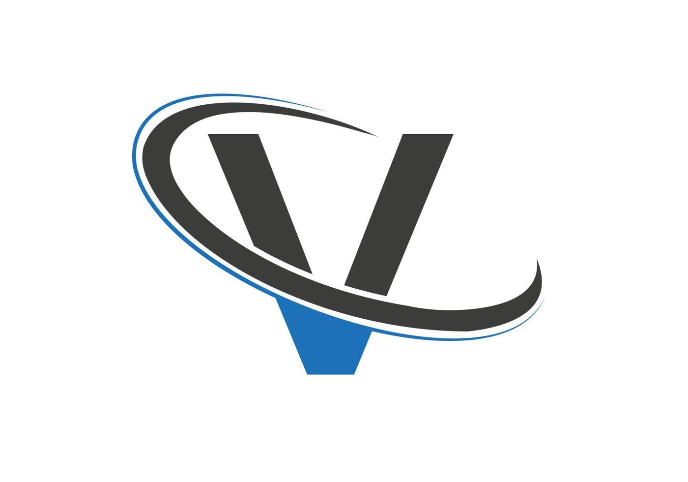 anfangsbuchstabe v logo für immobilien-, geschäfts- und unternehmensidentität vektor