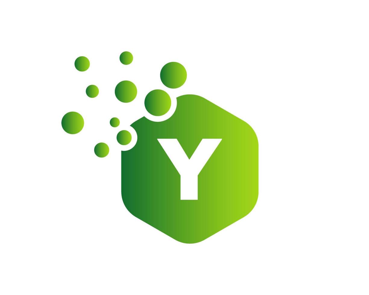 buchstabe y logo für technologiesymbol vektor