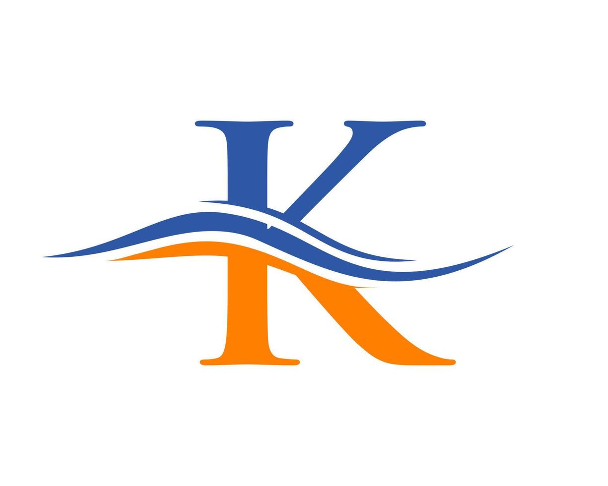 Monogramm-k-Logo-Design-Vektorvorlage vektor