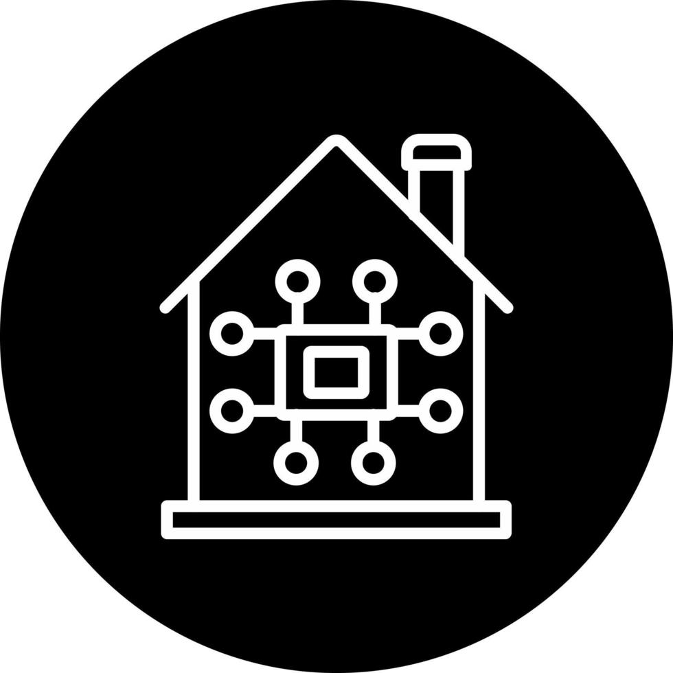 Smart-Home-Vektorsymbol vektor